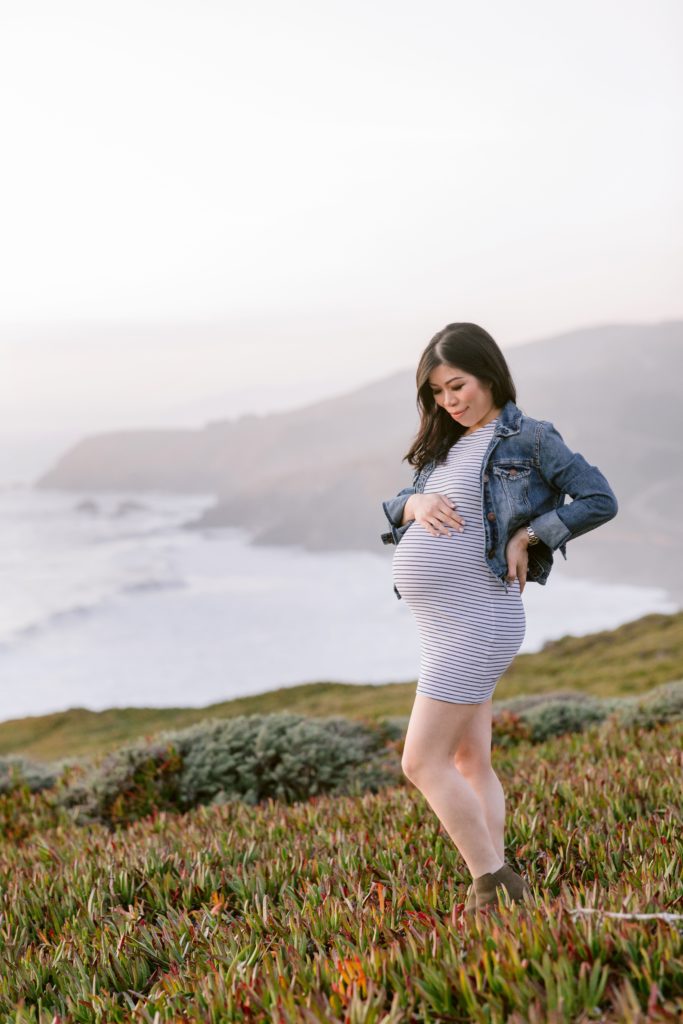 Maternity portraits, family photography, Bay Area baby photography, Marin Headlands, Lands End, San Francisco