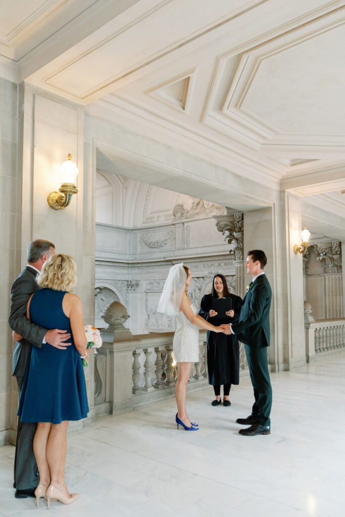 san francisco civil ceremony intimate elopement wedding