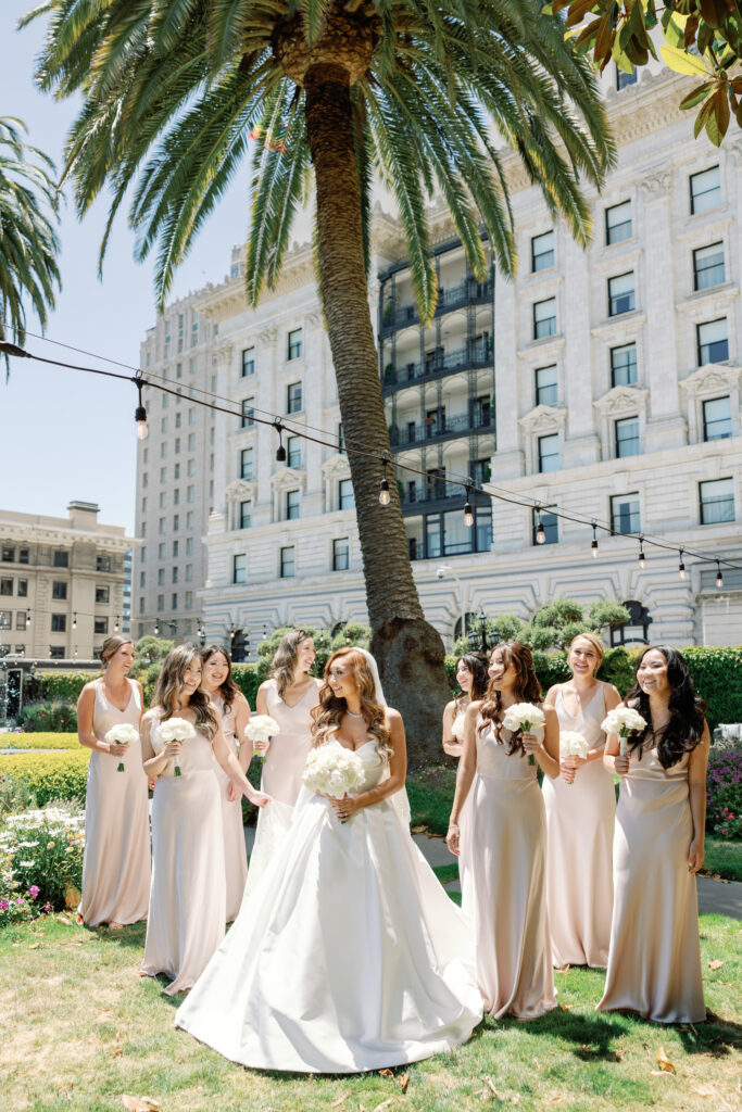 san francisco fairmont hotel rooftop garden penthouse wedding