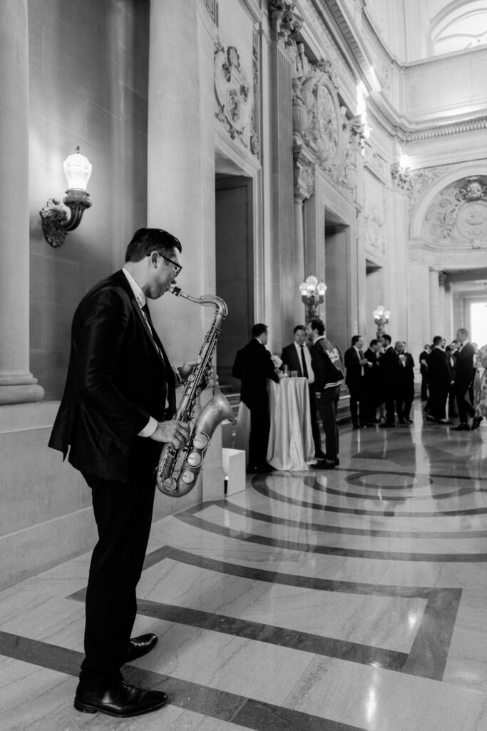 san francisco city hall wedding reception