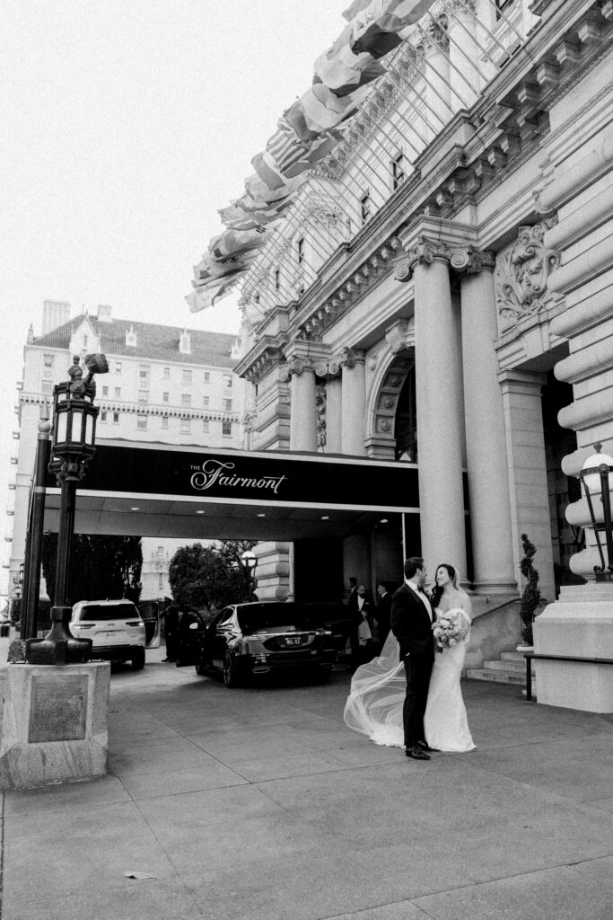 san francisco fairmont hotel penthouse wedding