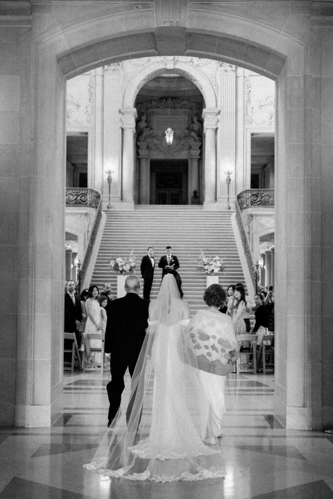 San Francisco City Hall wedding ceremony