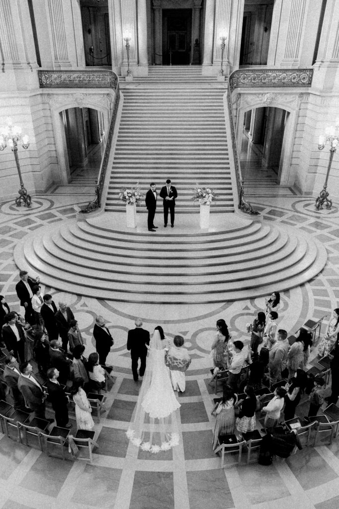 San Francisco City Hall wedding ceremony
