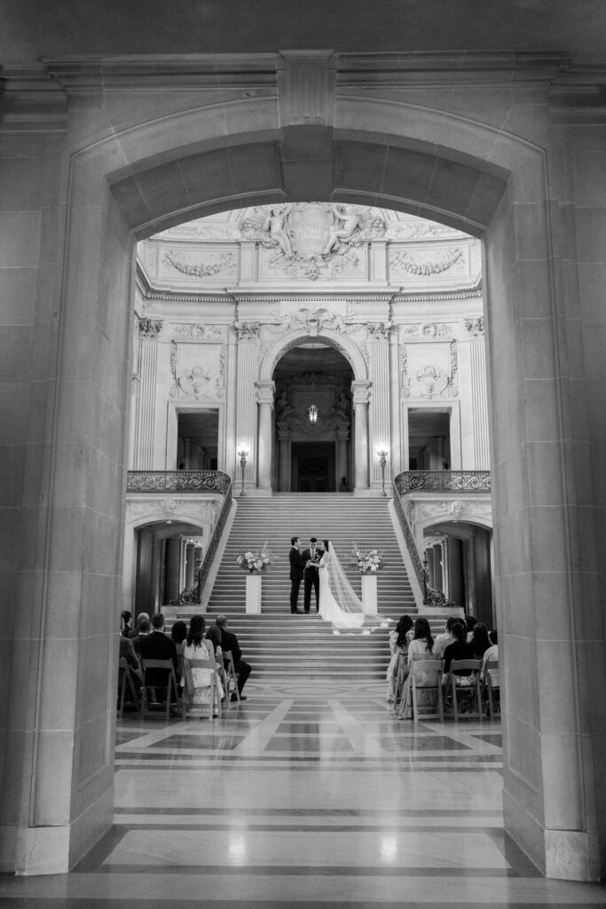 San Francisco City Hall wedding ceremony